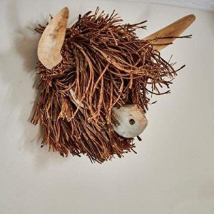 Highland Cow - Wall Mounted - Wooden Sculpture
